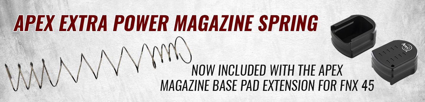 Extra Power Magazine Spring Included - FNX 45 Mag Extension