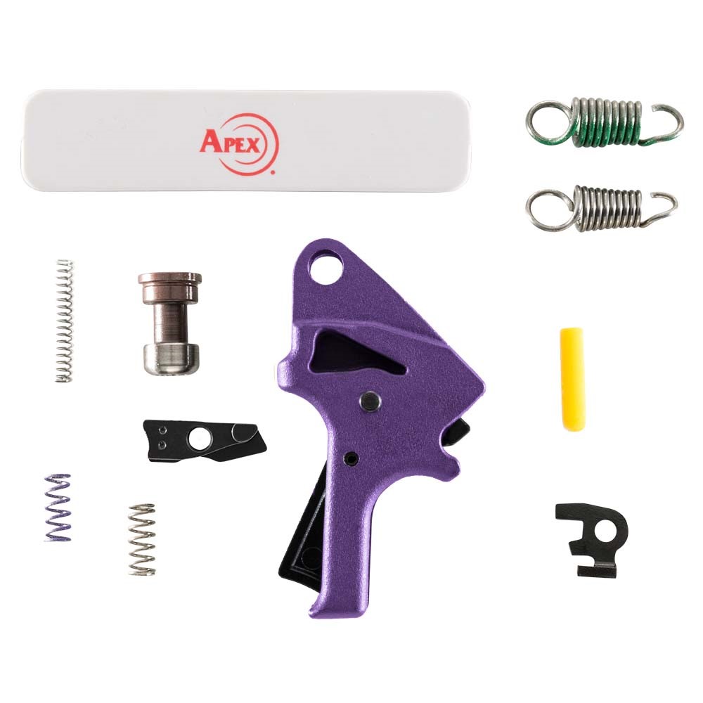 thumbnail image 2 of Apex Tactical Flat-Faced Trigger Kit For Smith & Wesson M&P 2.0 Metal Frame – Black Aluminum, Made In USA 2 of 5