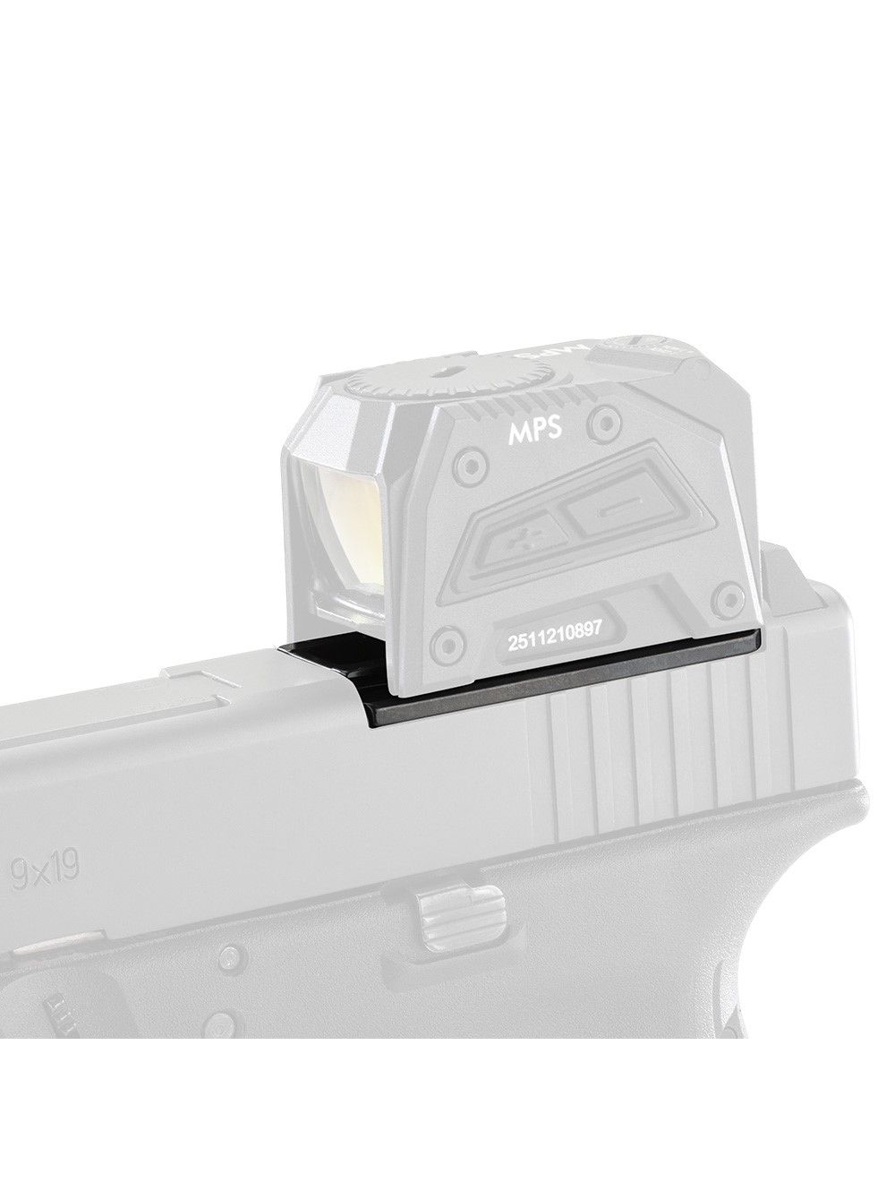 Optic Mount for ACRO/MPS to Glock MOS