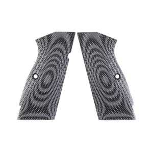 Magwell Cut Grips by LOK Grips for Springfield SA-35 Equipped with an Apex Low-Profile Magwell