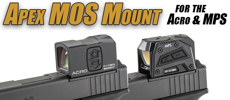 Apex Shipping New Optic Mount for Aimpoint Acro and Steiner MPS