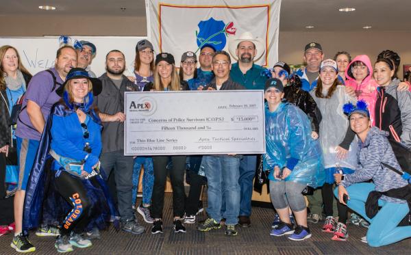 Apex’s Thin Blue Line Series Triggers Raise $30,000 For C.O.P.S.