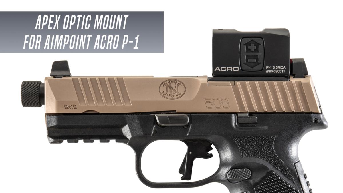Apex Offers Optic Mounting Plate for FN 509 Apex Tactical Specialties