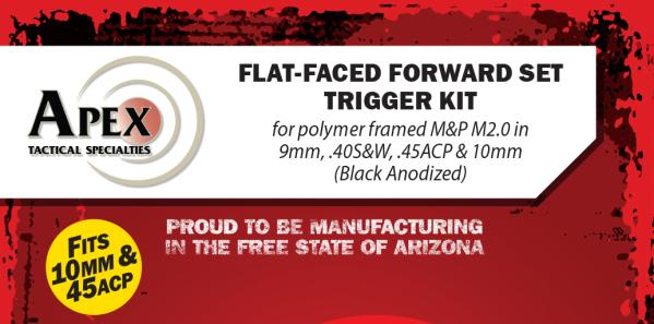 Apex Updates Trigger Kits for M&P M2.0 Models in 45ACP and 10MM