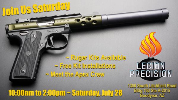 Apex Previewing New Ruger Trigger Kits at Legion Precision Event