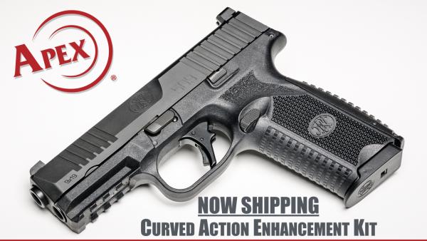 Apex Shipping New Curved Trigger Kit for FN 509 Pistols