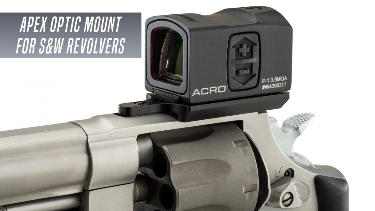 Apex Offers Optic Mounting Plate for Smith & Wesson Revolvers Apex