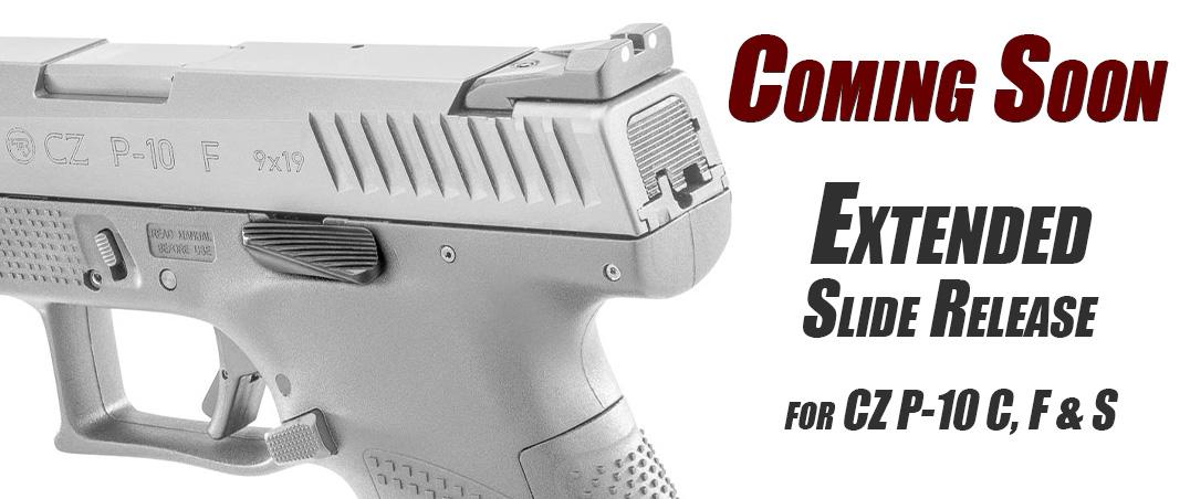 Apex Announces Extended Slide Release for CZ P-10 Pistols