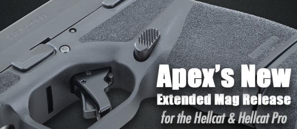 Apex Announces Extended Mag Release for Hellcat & Hellcat Pro