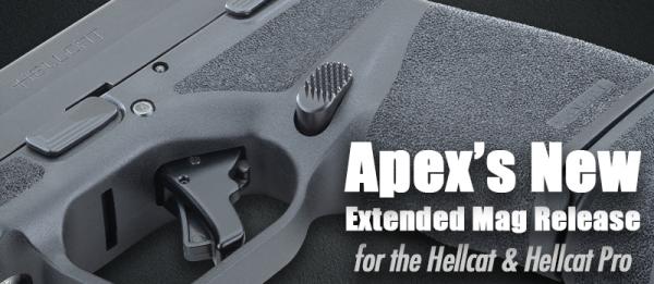 Apex Announces Extended Mag Release for Hellcat & Hellcat Pro