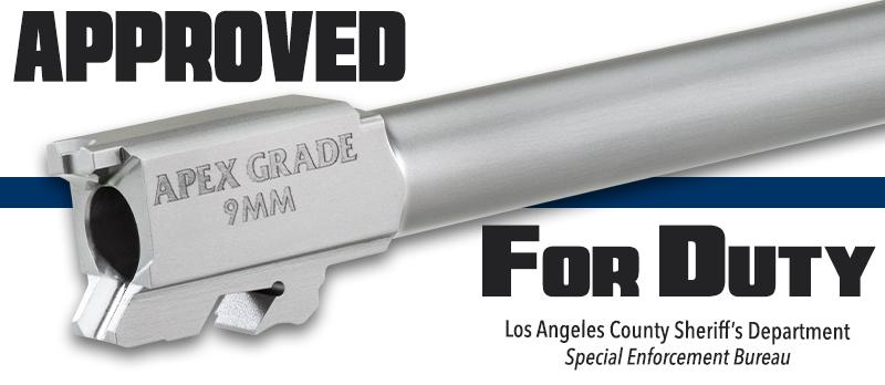LA County Sheriff’s Dept. Approves Apex Barrel for Special Enforcement Bureau