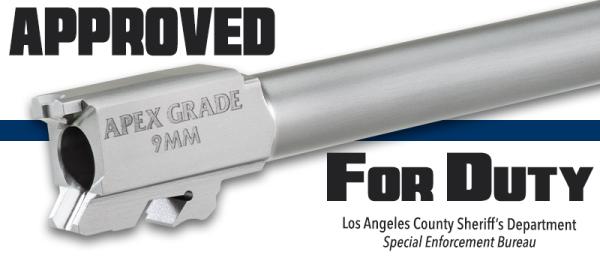 LA County Sheriff’s Dept. Approves Apex Barrel for Special Enforcement Bureau