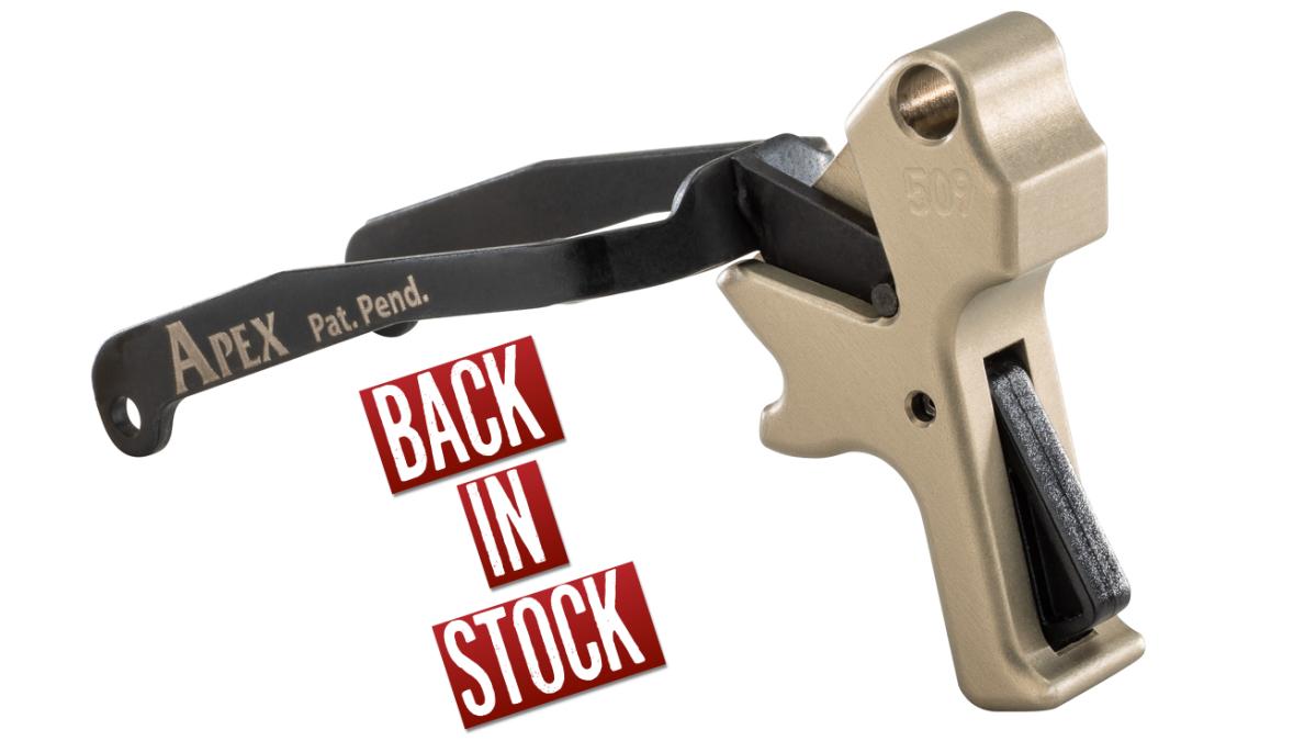 Back In Stock: Apex’s Action Enhancement Kits in FDE for FN 509