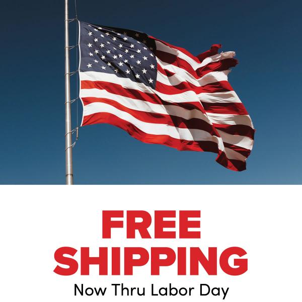 Apex Offers Free Shipping Now Thru Labor Day