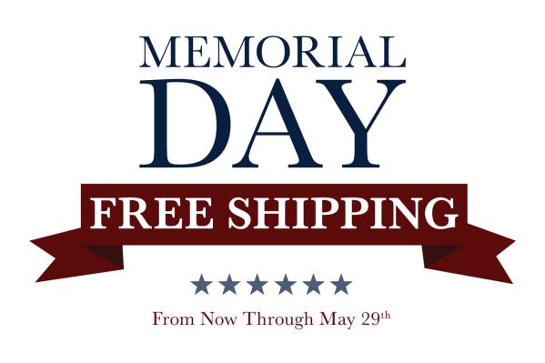 Apex Offers Free Shipping Now Thru Memorial Day