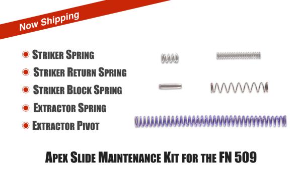 Apex Offers Slide Maintenance Kit for FN 509 Pistols