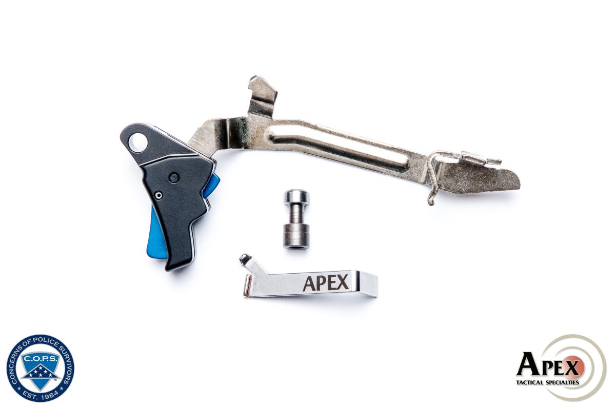 Apex Adds to Thin Blue Line Series with Action Enhancement Kit for Glocks