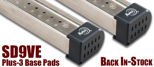 Apex’s Plus 3 Base Pads for SD9VE Back In Stock
